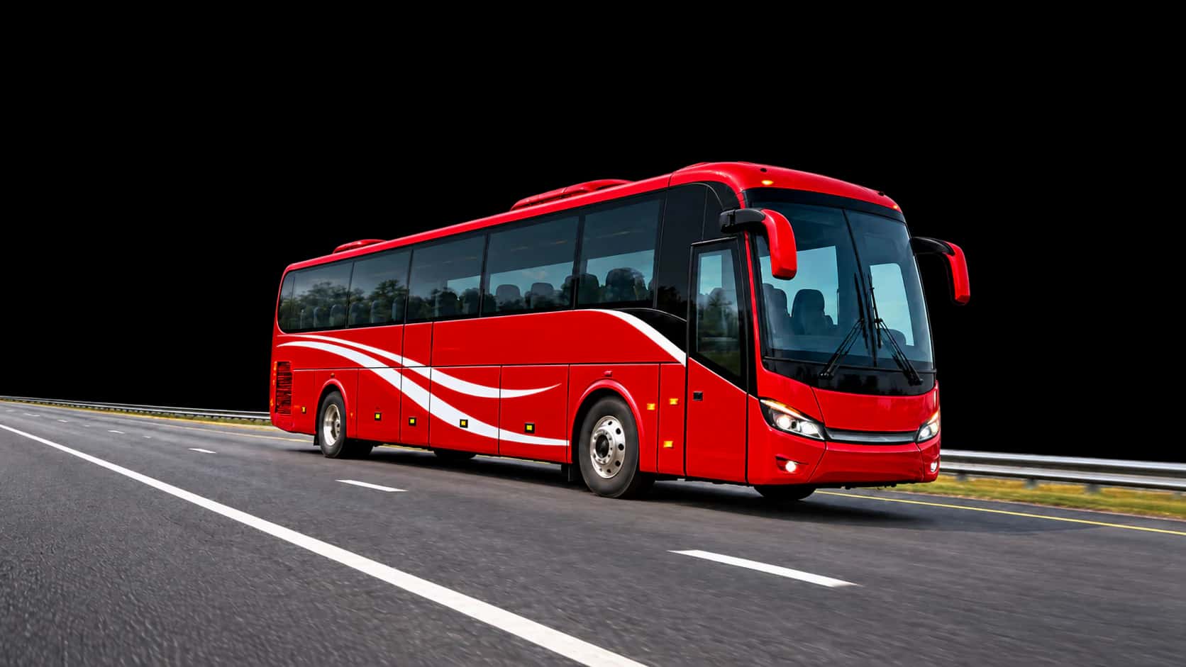 Bus pariwisata untuk perjalanan yang nyaman bersama Ina Harmoni Wisata